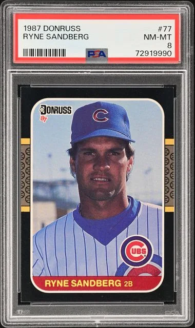 1987 Donruss Ryne Sandberg #77 card image