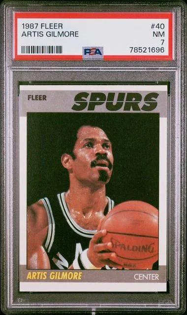 1987 Fleer Artis Gilmore #40 card image