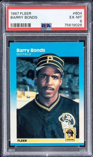 1987 Fleer Barry Bonds #604 card image