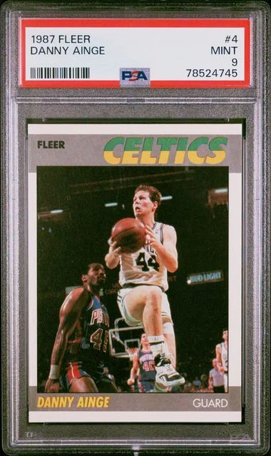 1987 Fleer Danny Ainge #4 card image
