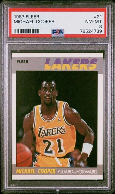 1987 Fleer Michael Cooper #21 card image