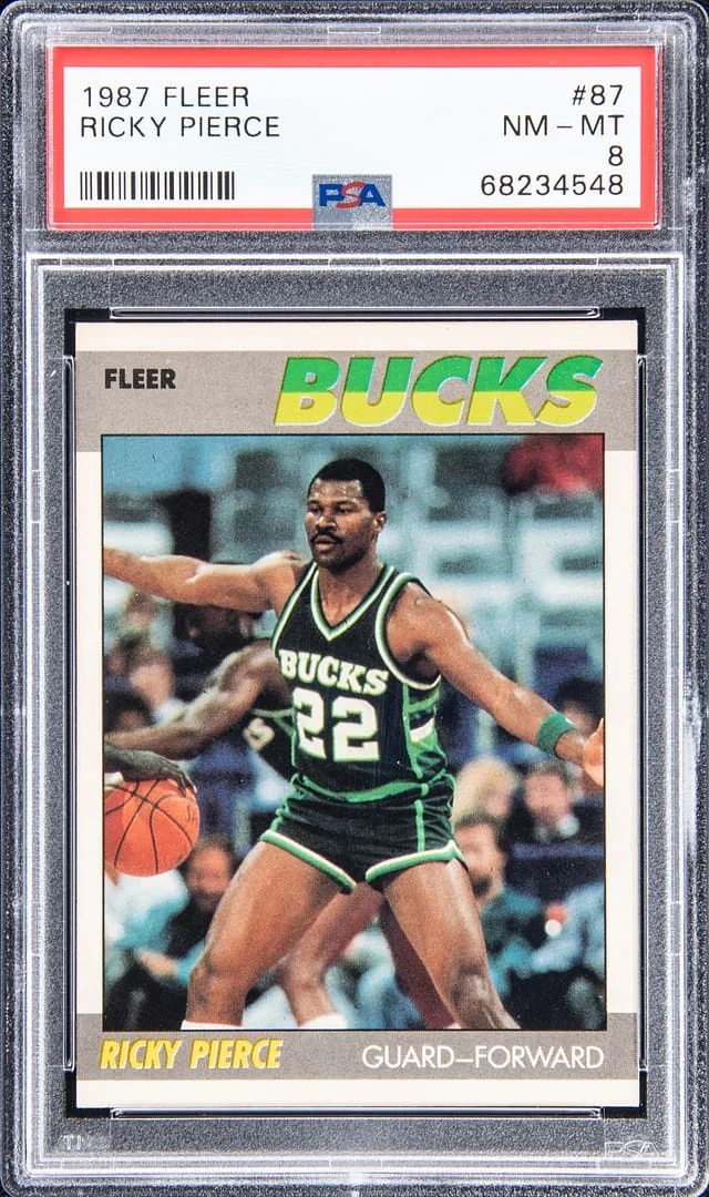 1987 Fleer Ricky Pierce #87 card image