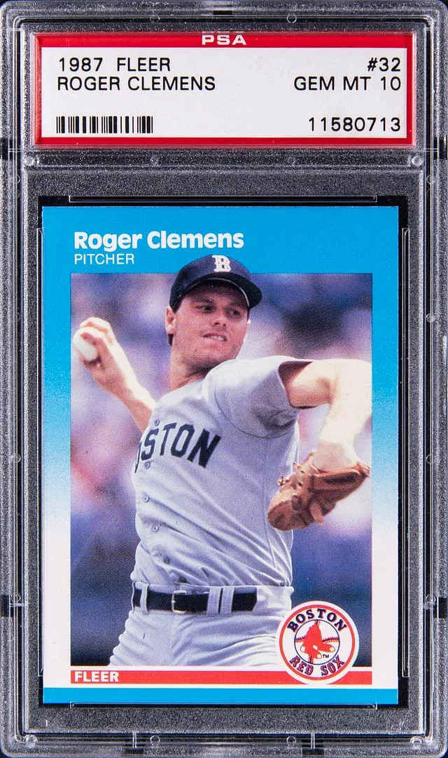1987 Fleer Roger Clemens #32 card image