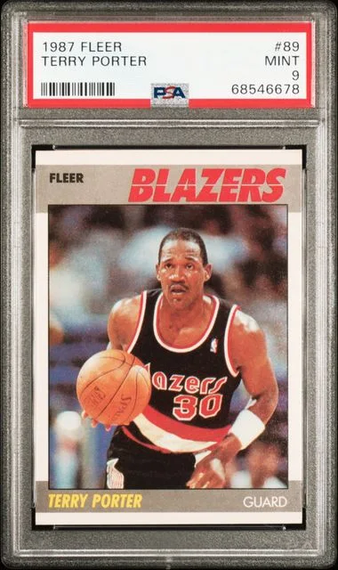 1987 Fleer Terry Porter #89 card image