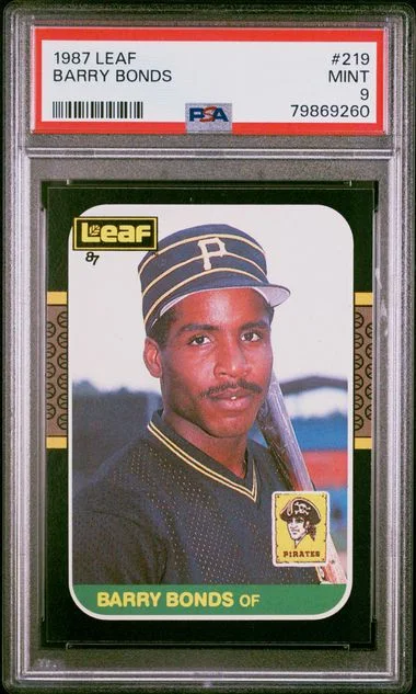1987 Leaf Barry Bonds #219 card image