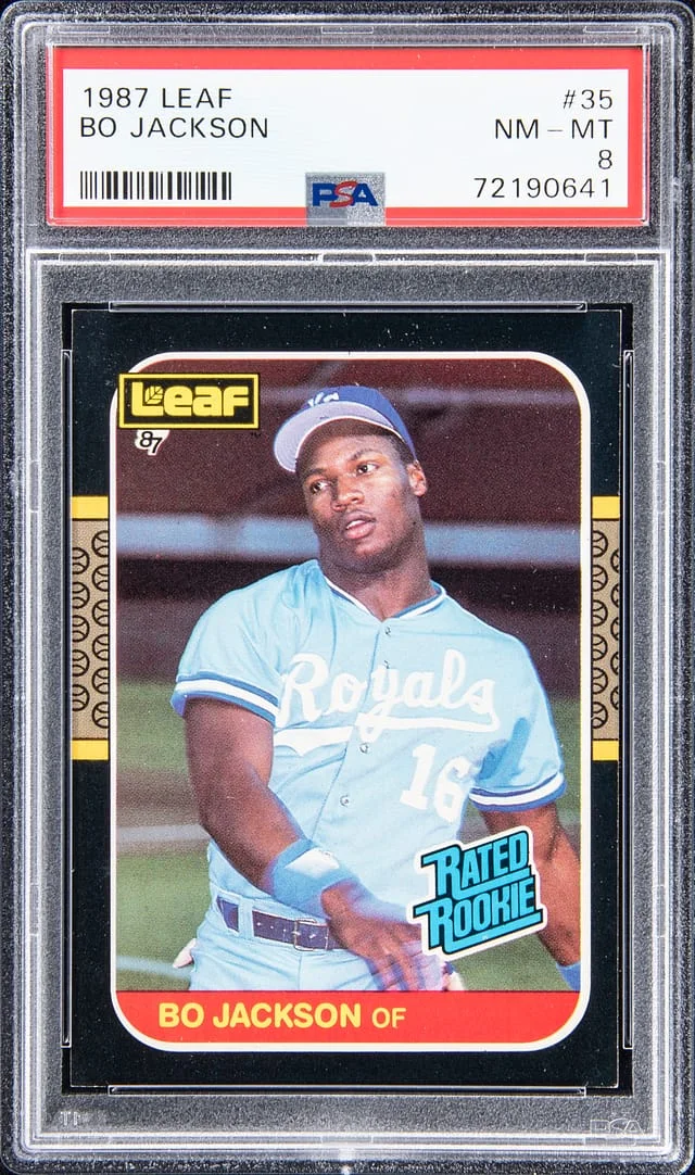 1987 Leaf Bo Jackson Rated #35 card image