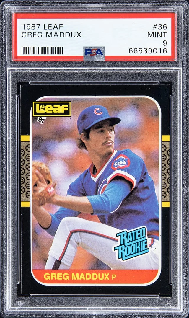 1987 Leaf Greg Maddux #36 card image