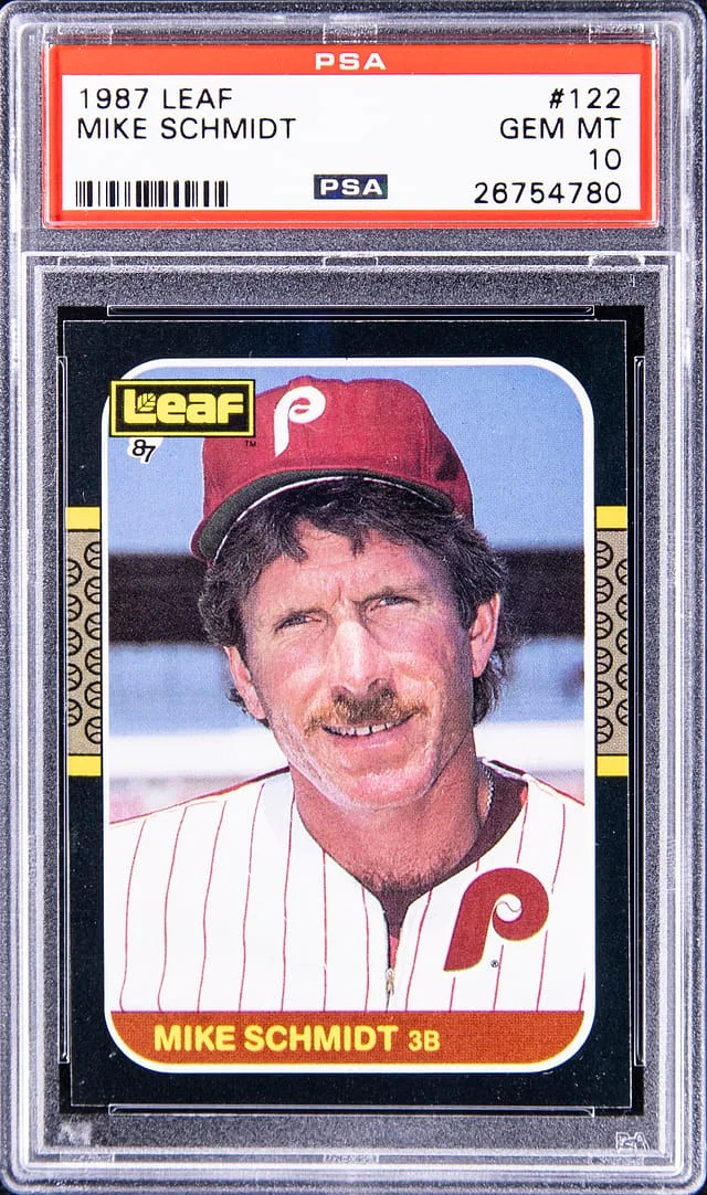 1987 Leaf Mike Schmidt #122 card image