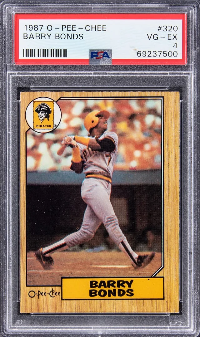 1987 O-Pee-Chee Barry Bonds #320 card image