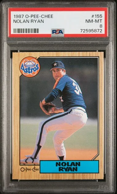 1987 O-Pee-Chee Nolan Ryan #155 card image