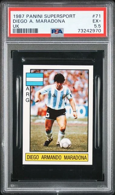 1987 Panini Diego A. Maradona Supersport Uk #71 card image