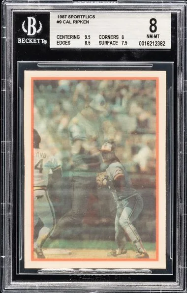 1987 Sportflics Cal Ripken Jr. #9 card image