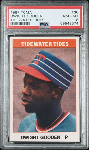 1987 TCMA Tidewater Tides Dwight Gooden #30 card image