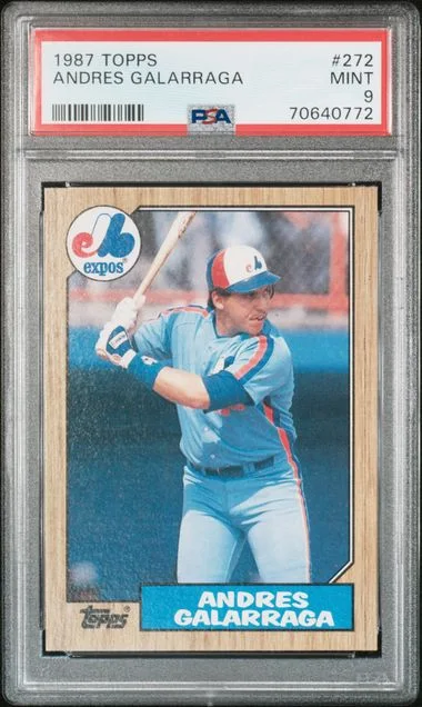 1987 Topps Andres Galarraga #272 card image