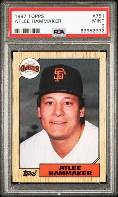 1987 Topps Atlee Hammaker #781 card image