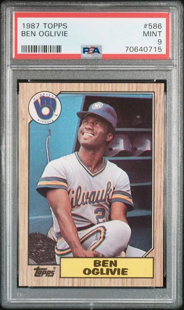 1987 Topps Ben Oglivie #586 card image