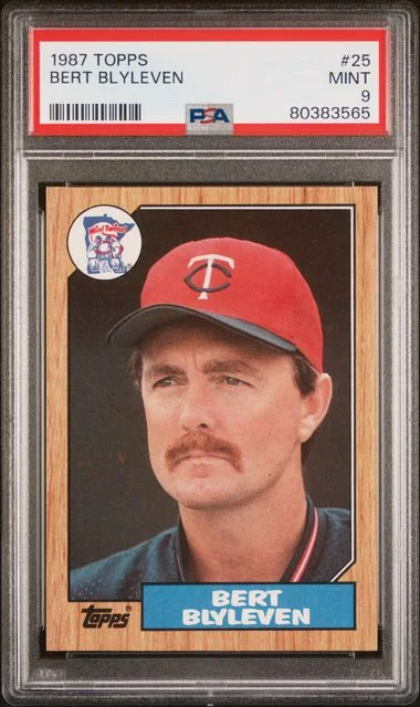 1987 Topps Bert Blyleven #25 card image
