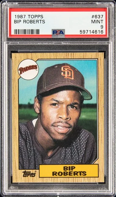 1987 Topps Bip Roberts #637 card image