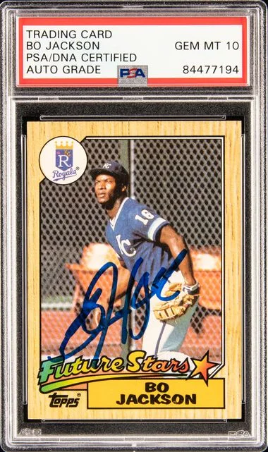 1987 Topps Bo Jackson #no-number card image