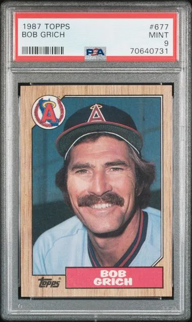 1987 Topps Bob Grich #677 card image