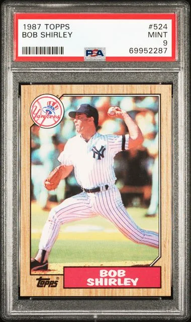 1987 Topps Bob Shirley #524 card image