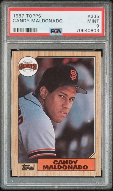 1987 Topps Candy Maldonado #335 card image