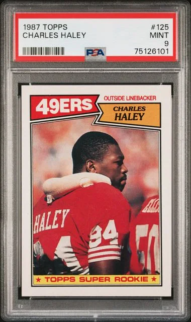 1987 Topps Charles Haley #125 card image