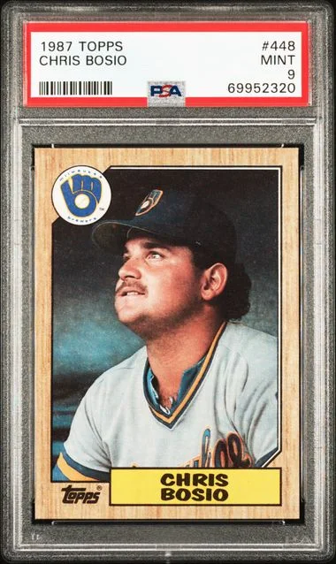1987 Topps Chris Bosio #448 card image