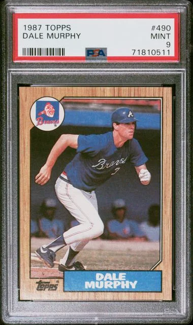1987 Topps Dale Murphy #490 card image