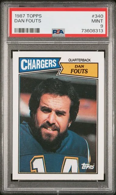 1987 Topps Dan Fouts #340 card image