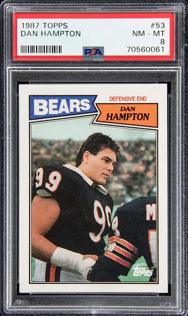 1987 Topps Dan Hampton #53 card image