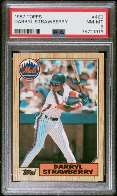 1987 Topps Darryl Strawberry #460 card image