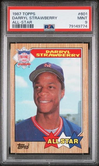 1987 Topps Darryl Strawberry All-Star #601 card image