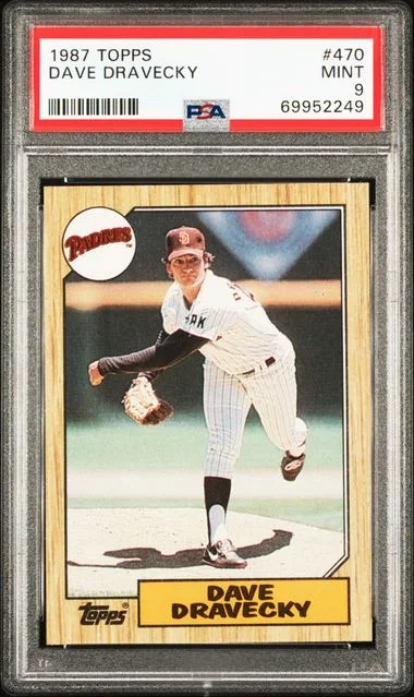 1987 Topps Dave Dravecky #470 card image