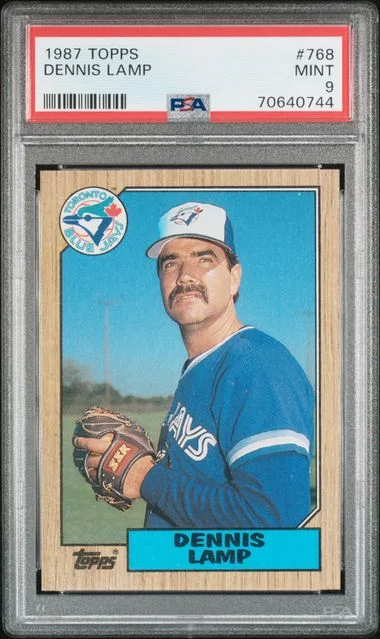 1987 Topps Dennis Lamp #768 card image
