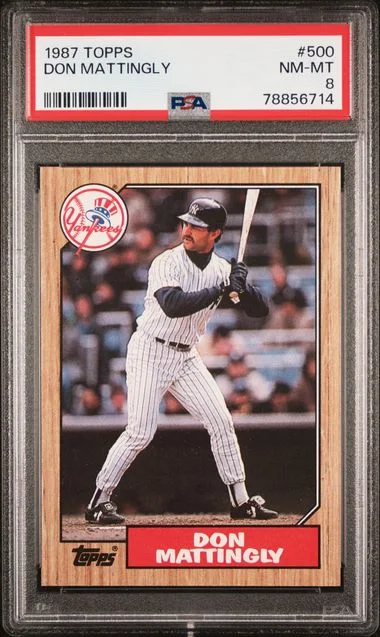 1987 Topps Don Mattingly #500 card image