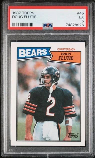 1987 Topps Doug Flutie #45 card image