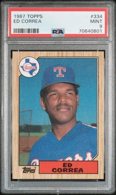 1987 Topps Ed Correa #334 card image