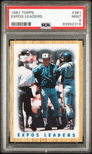 1987 Topps Expos Leaders #381 card image