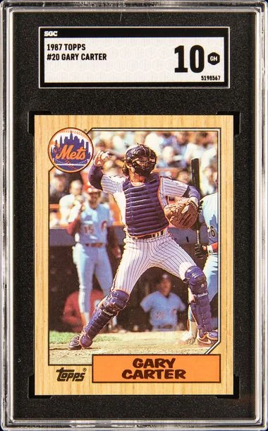 1987 Topps Gary Carter #20 card image