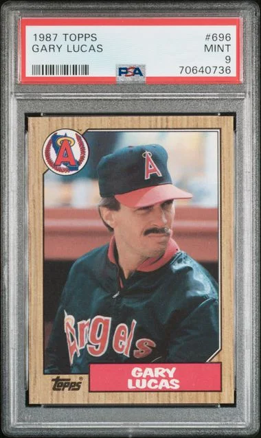 1987 Topps Gary Lucas #696 card image
