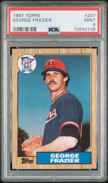 1987 Topps George Frazier #207 card image