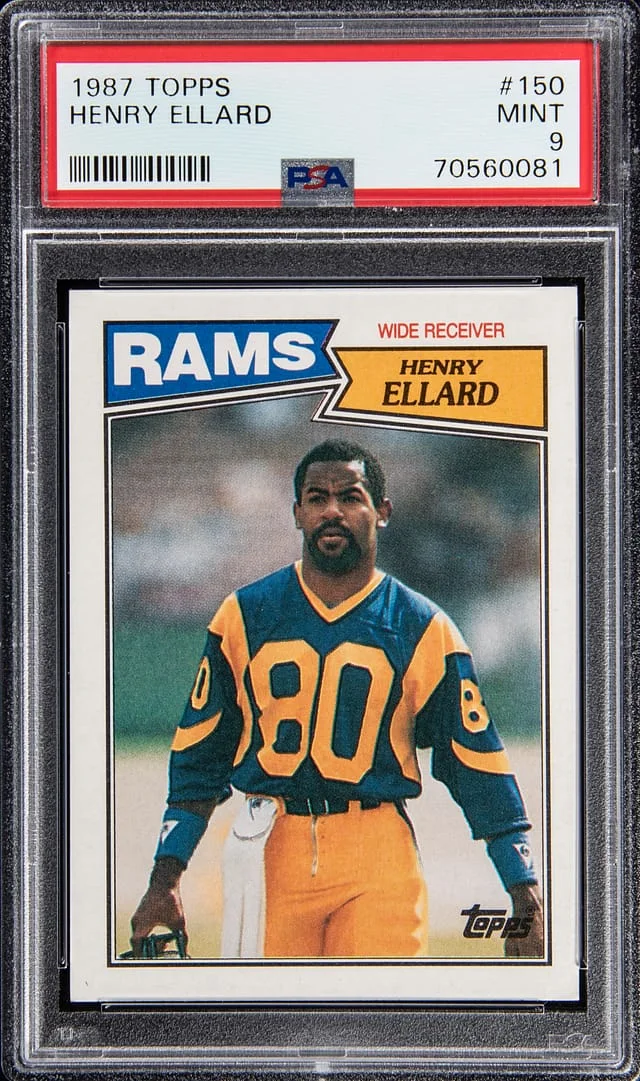 1987 Topps Henry Ellard #150 card image