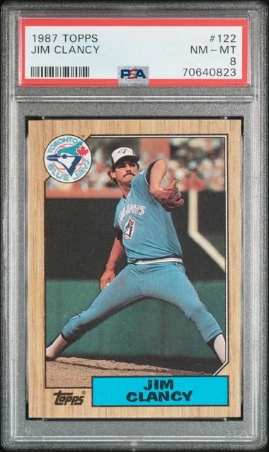 1987 Topps Jim Clancy #122 card image