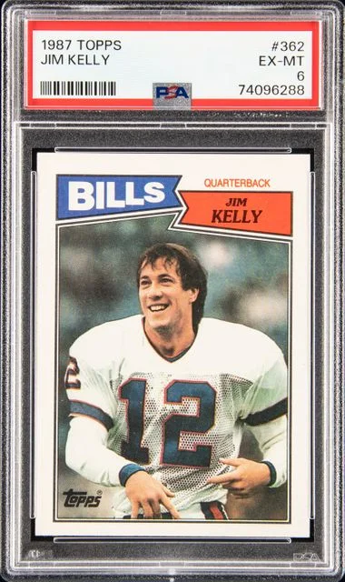 1987 Topps Jim Kelly #362 card image