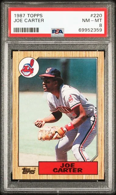 1987 Topps Joe Carter #220 card image