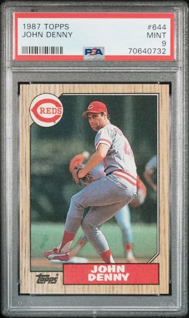 1987 Topps John Denny #644 card image
