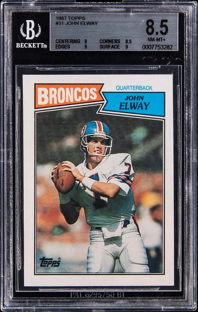 1987 Topps John Elway #31 card image