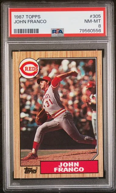 1987 Topps John Franco #305 card image