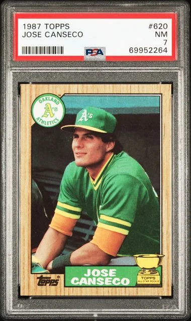 1987 Topps Jose Canseco #620 card image